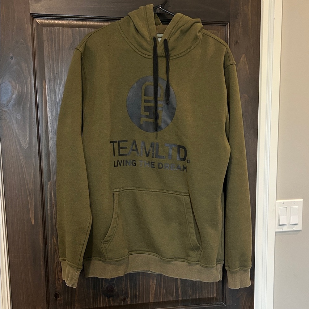 TEAM LTD Olive Hooded Sweatshirt -tall
